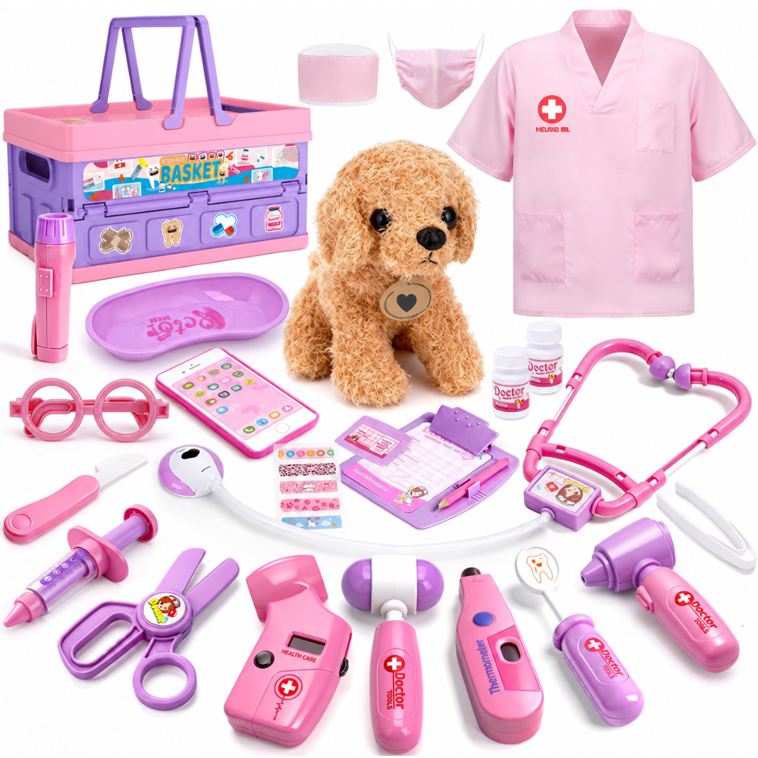 Mumfactory - Girls Doctors Playset - 24 Pcs 