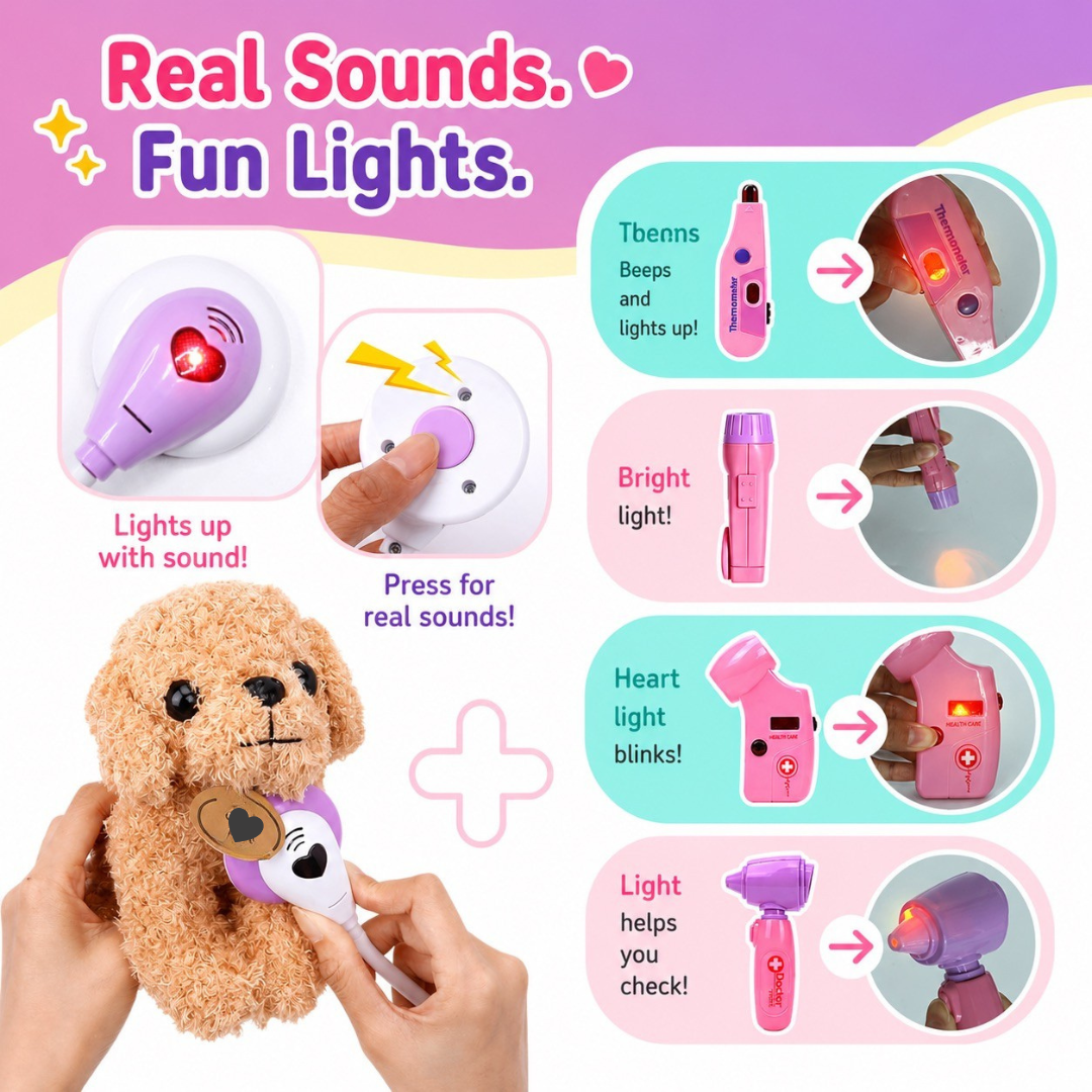 Mumfactory - Girls Doctors Playset - 24 Pcs 