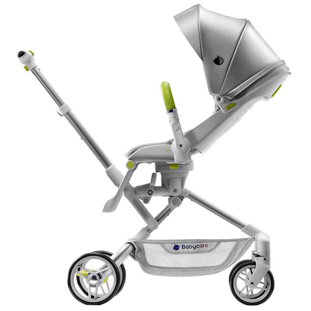 Babycare - Travel Comfort Cruiser Foldable Stroller for Baby, Suitable for Up to 25 kg - Silver