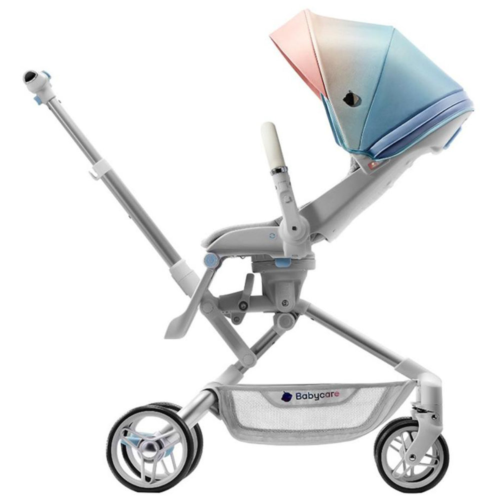 Babycare - Travel Comfort Cruiser Foldable Stroller for Baby, Suitable for Up to 25 kg - Grayscale