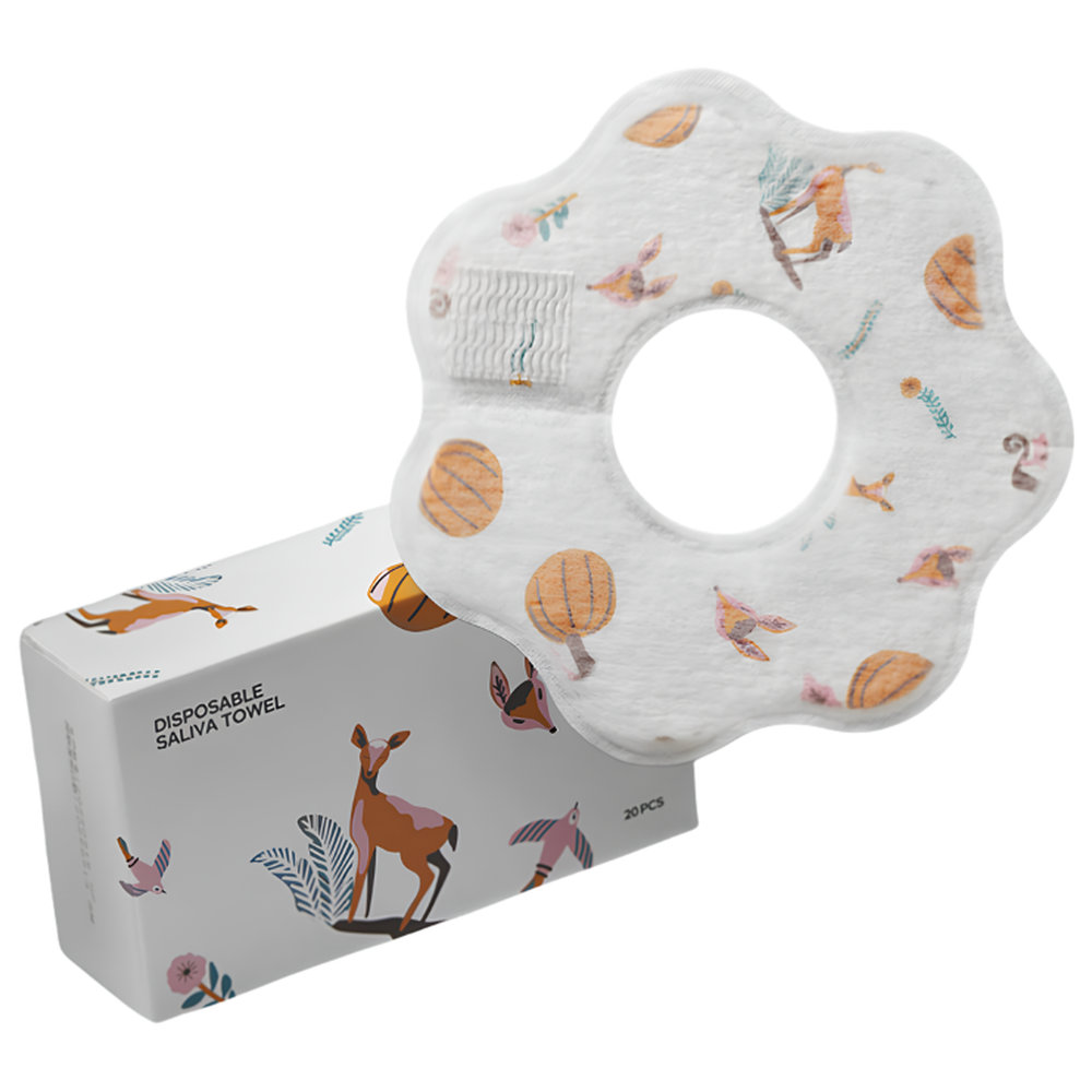 Babycare - Disposable Saliva Towel 20pcs - Snader Deer