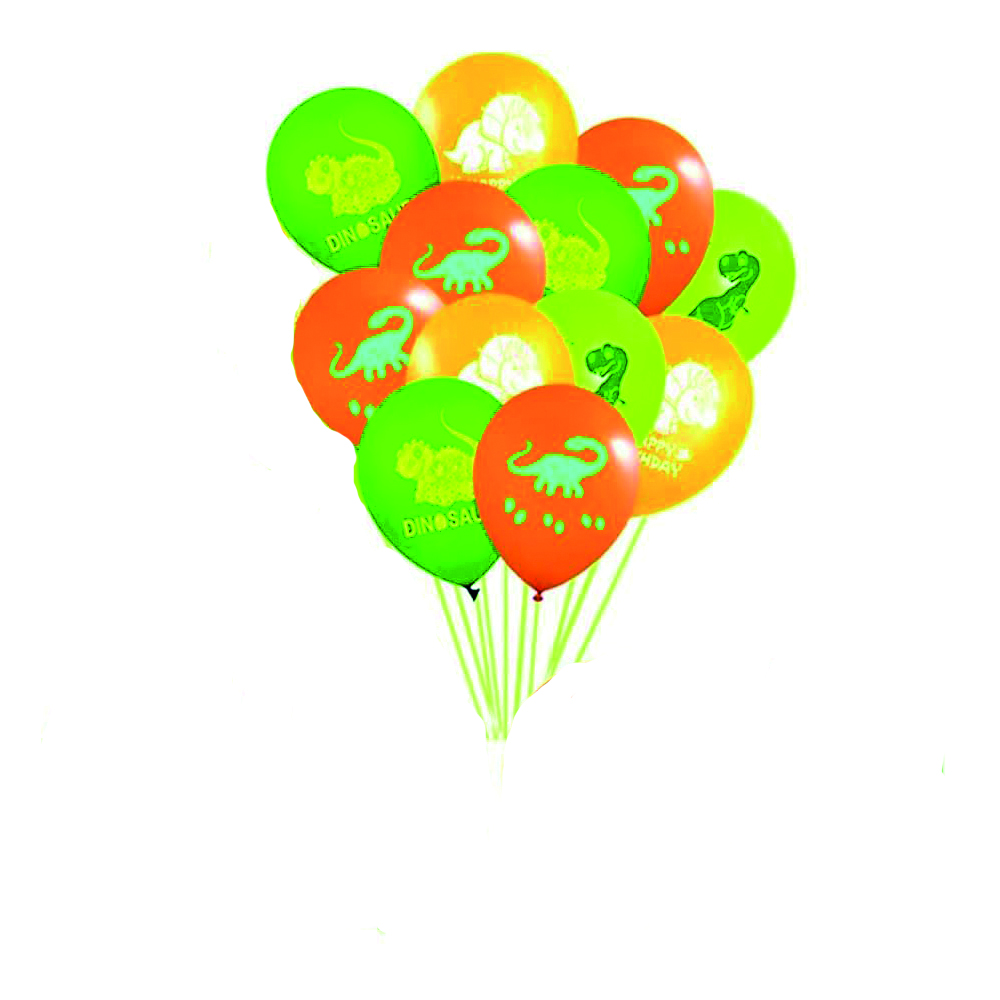 Brain Giggles - Dinosaur Balloons Set - 12Pcs