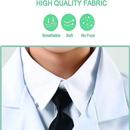 BrainGiggles - Kids Lab Coat Scientist Costume - Medium