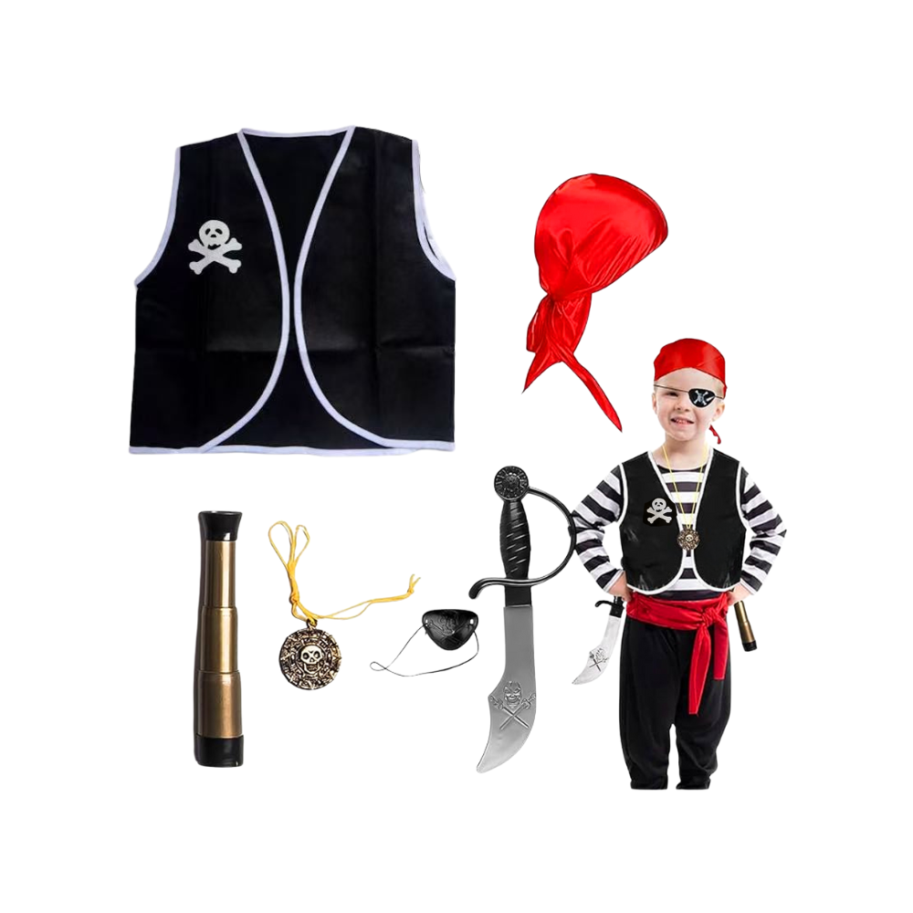 BrainGiggles - Pirate Costume Set