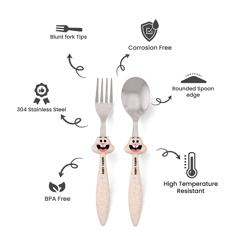 Cravista - Bunny Cutlery Set - 2pcs