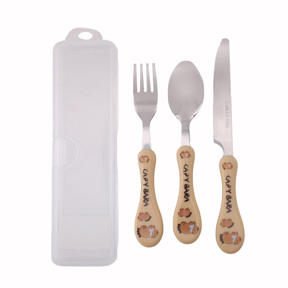 Cravista - Family Capy Bara Cutlery Set with Case