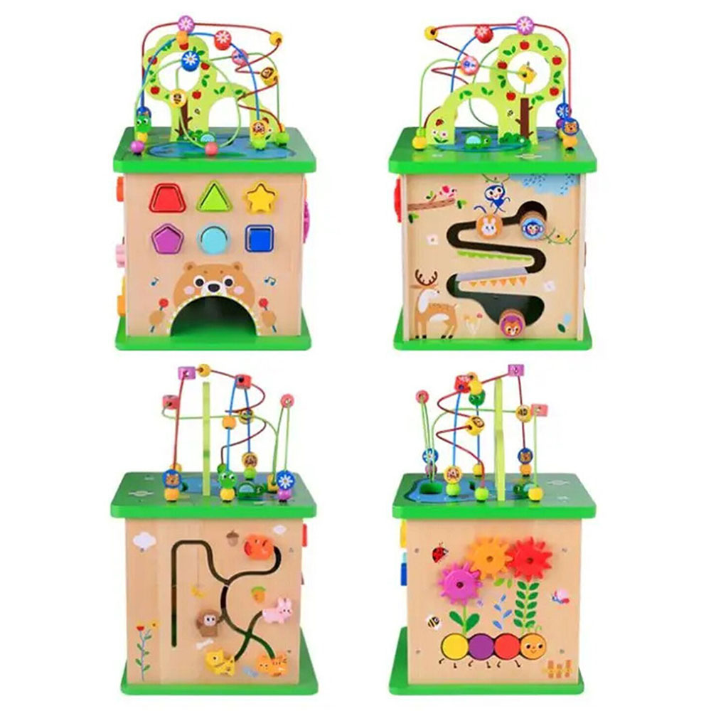 Tooky Toy - Forest Themed Play Cube Centre 
