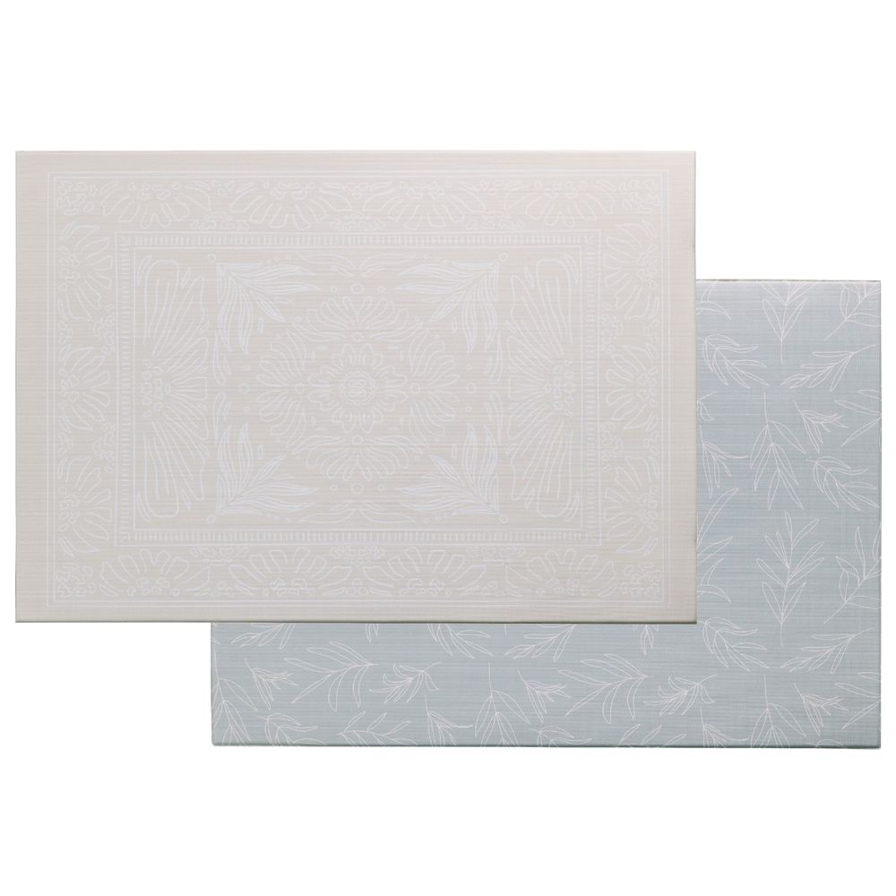 Milk It Baby - 100% TPU Foam Premium Reversible Play Mat - Boho Beige & Sage Leaf 1Pc