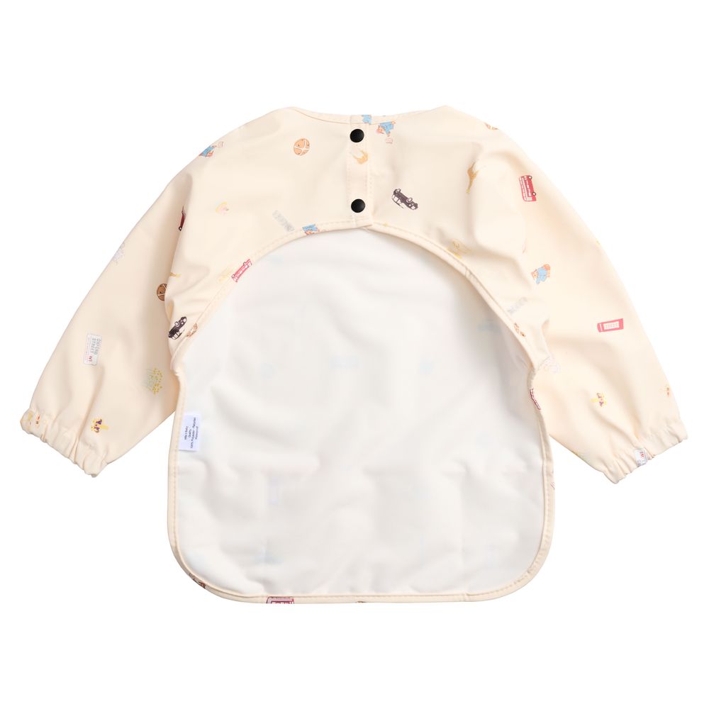 Milk It Baby - Waterproof Long Sleeved Bib - London City