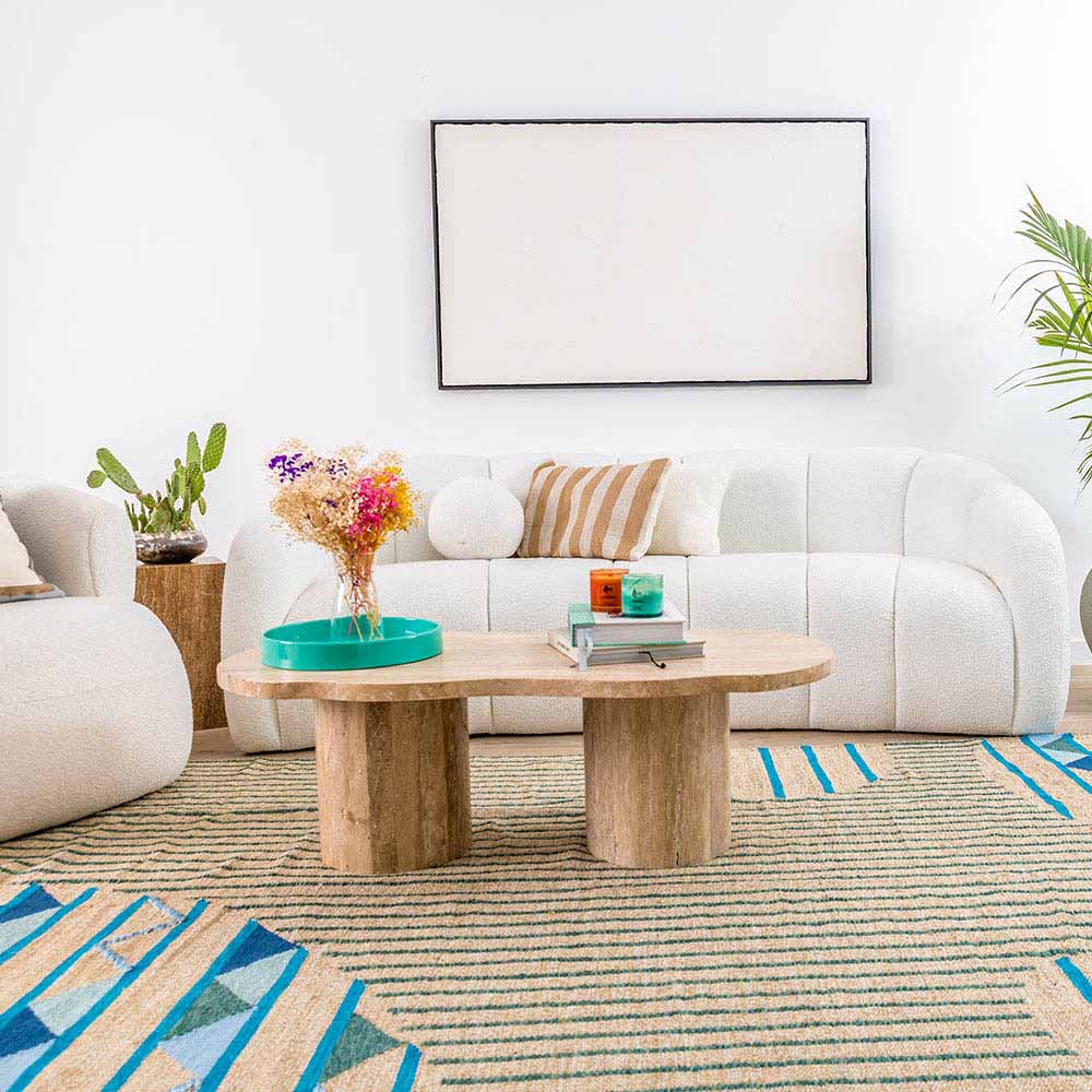 Aiida - Shamandora Jute Rug - Beige