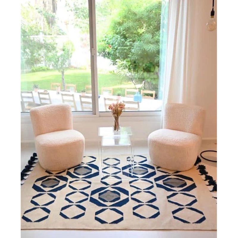 Aiida - Diamond Rug - Blue