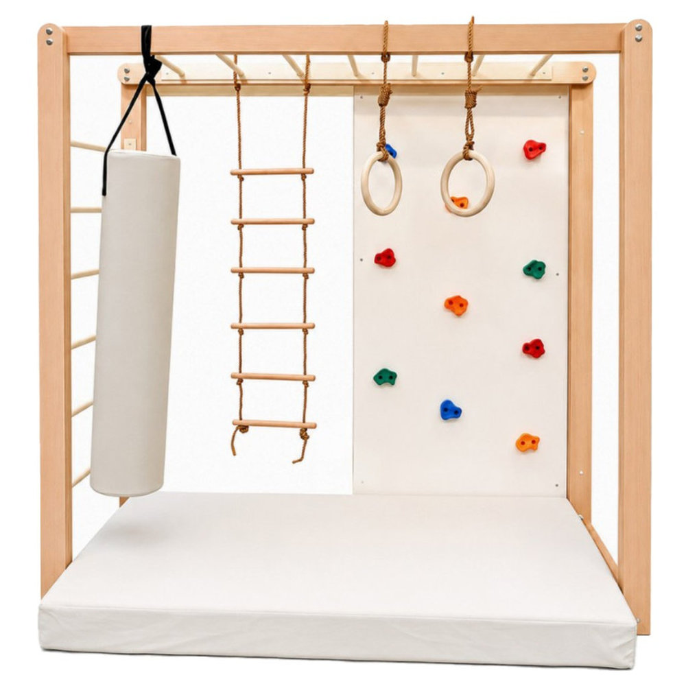 Home Decor - Monkey Bar With Climbing Wall Panel