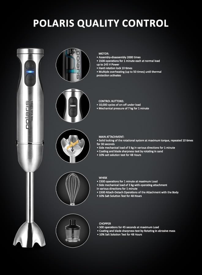 Polaris Hand Blender Cube - Black