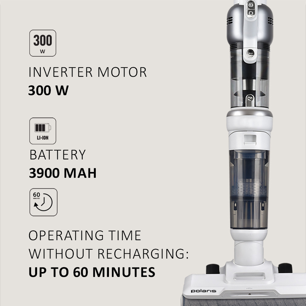 Polaris Portable Wet Vacuum Cleaner PVCW 6070 - White