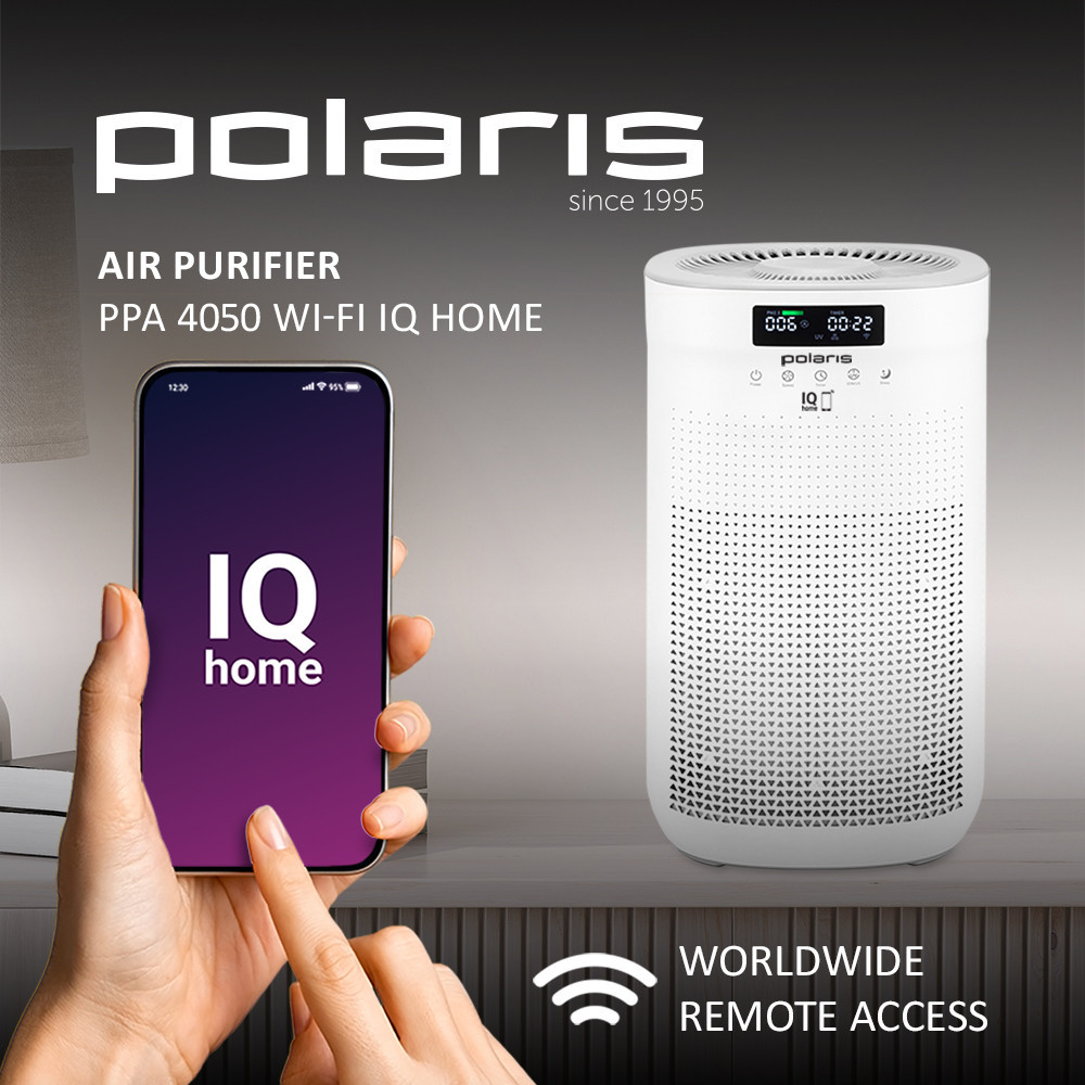 Polaris - Air Purifier PPA 4050 Wifi IQ Home - White
