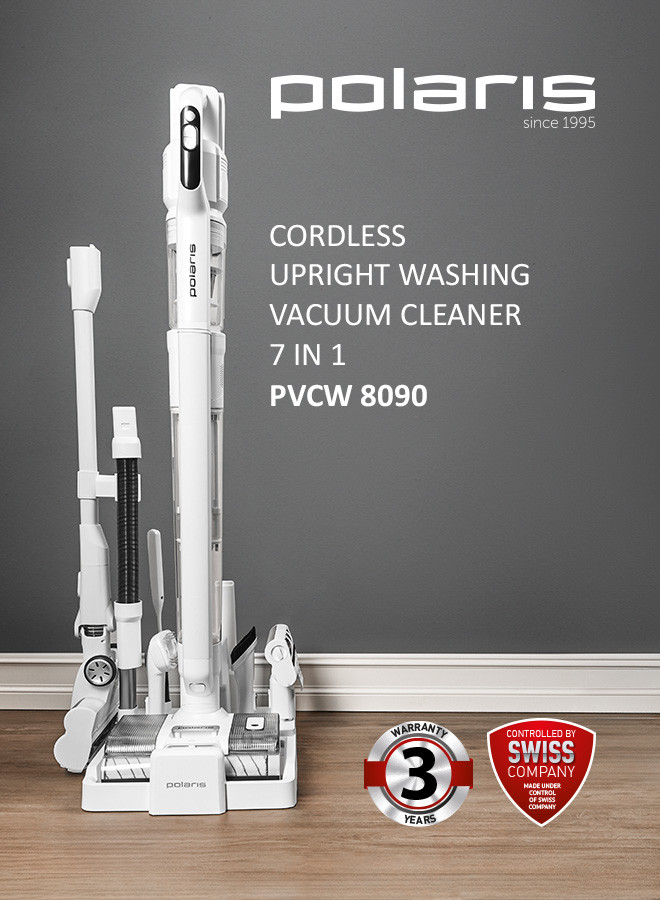 Polaris Cordless Electric Vacuum Cleaner - White
