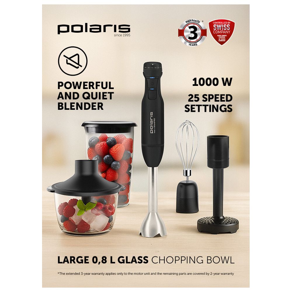Polaris Silentpro 4-in-1 Blender Set - 1000 W