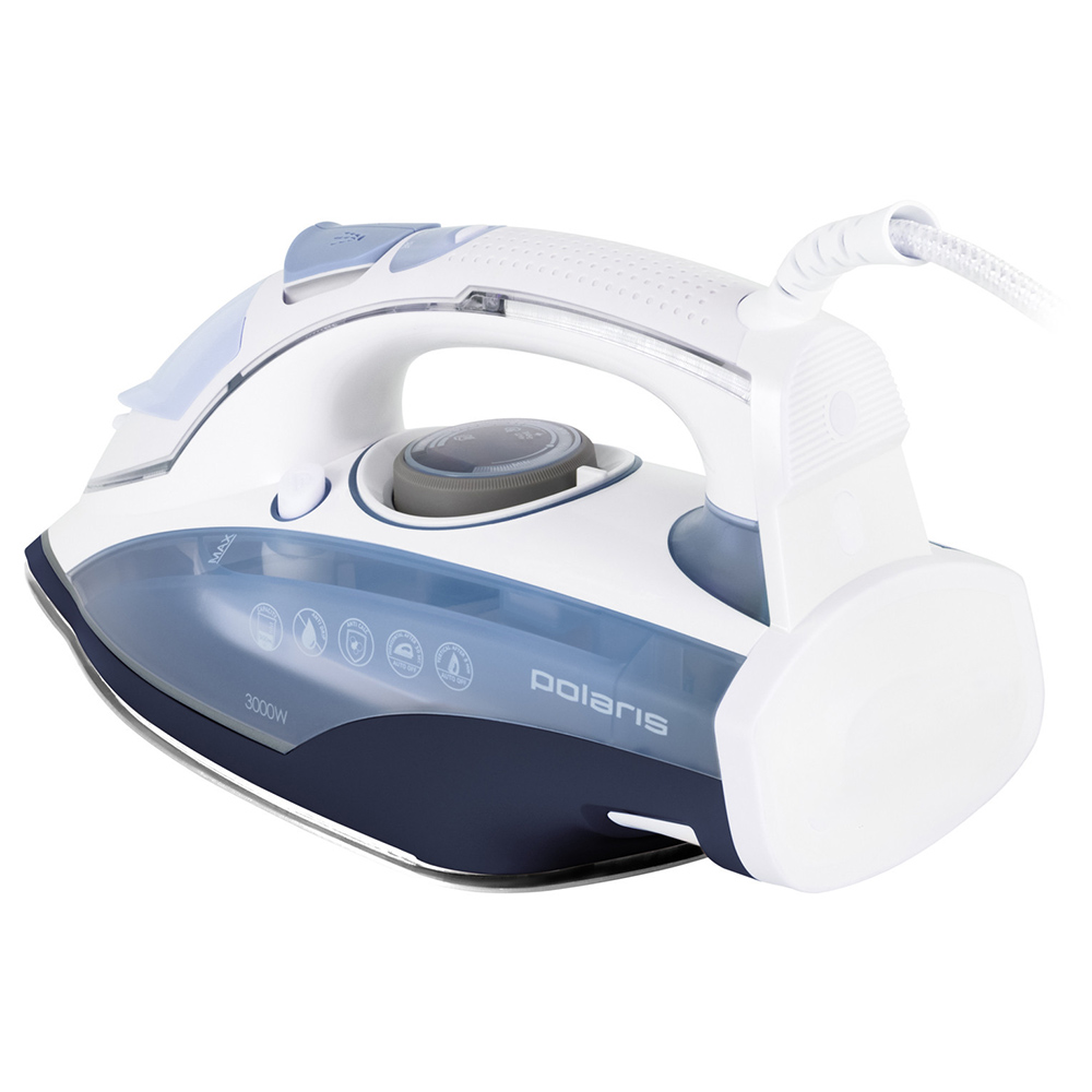 Polaris Anodized Soleplate Coating Steam Iron - 0.3 L - 3050 W