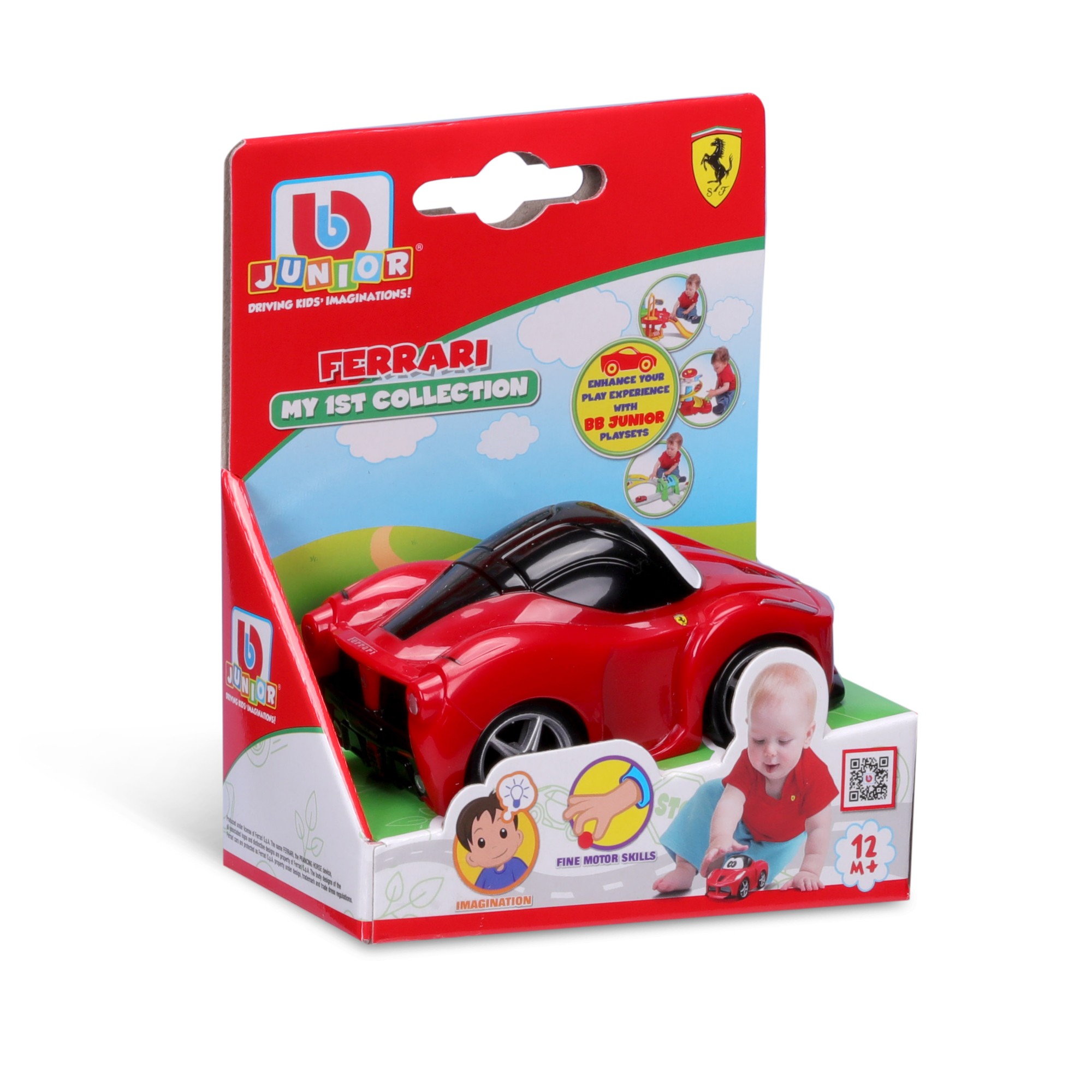 BB Junior - Ferrari Toy Vehicle - Color & Style May Vary