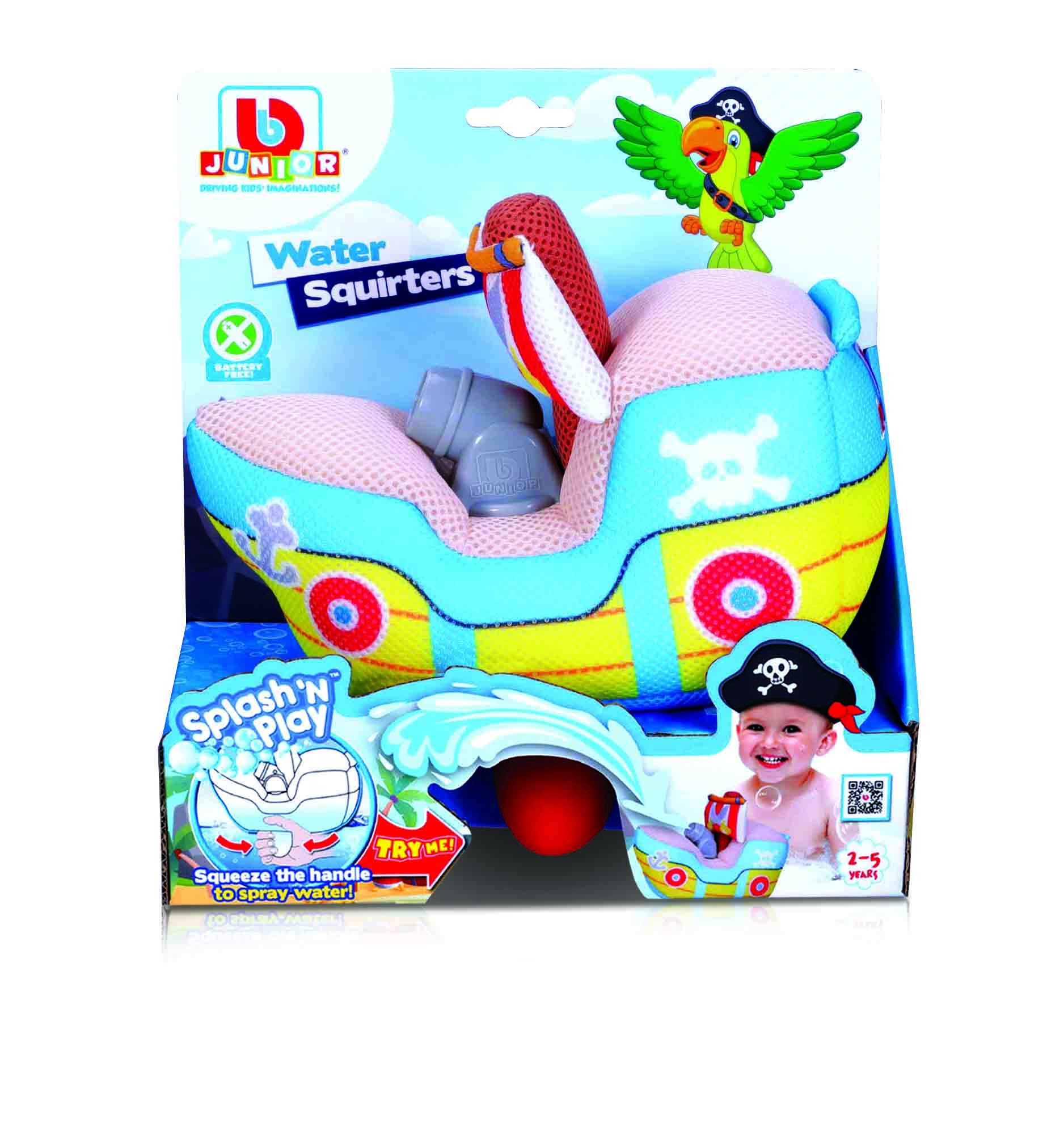 BB Junior Water Squirters - Pirate Ship Toy Vehicle