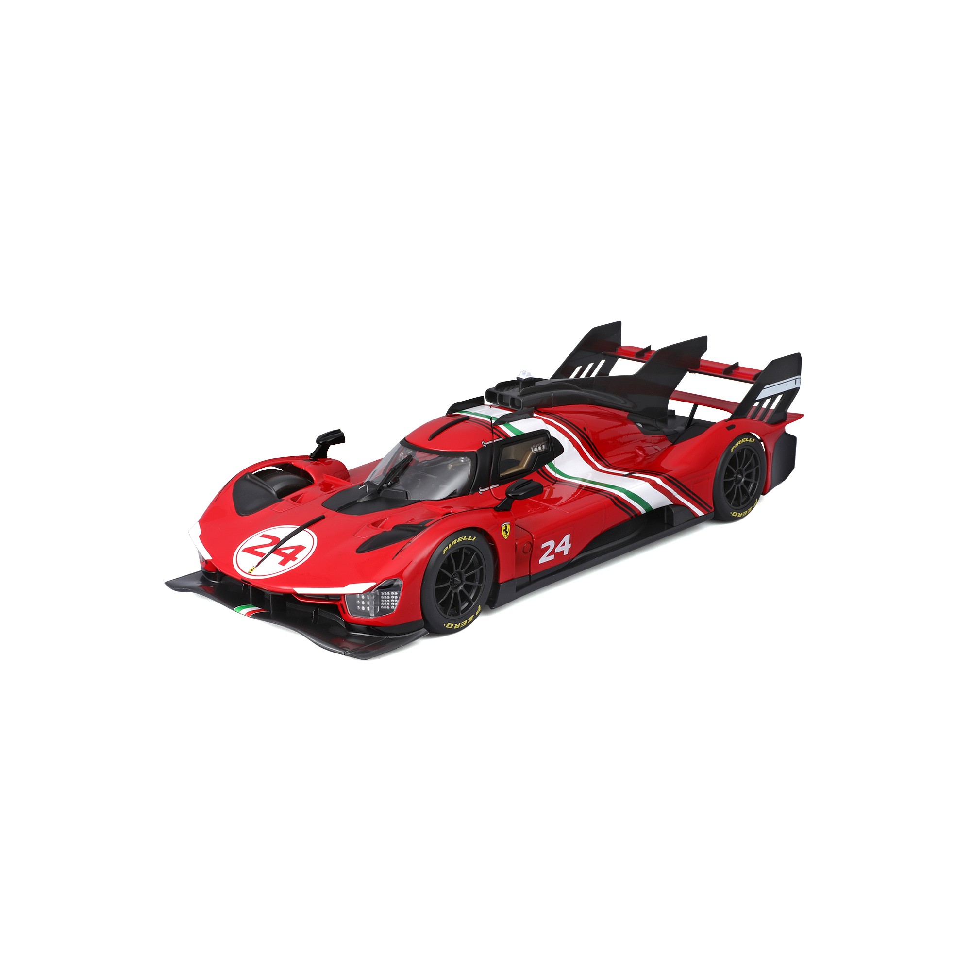 Bburago - 1: 18 Ferrari 499P Modificata 2024 Die-Cast Model Car - Red