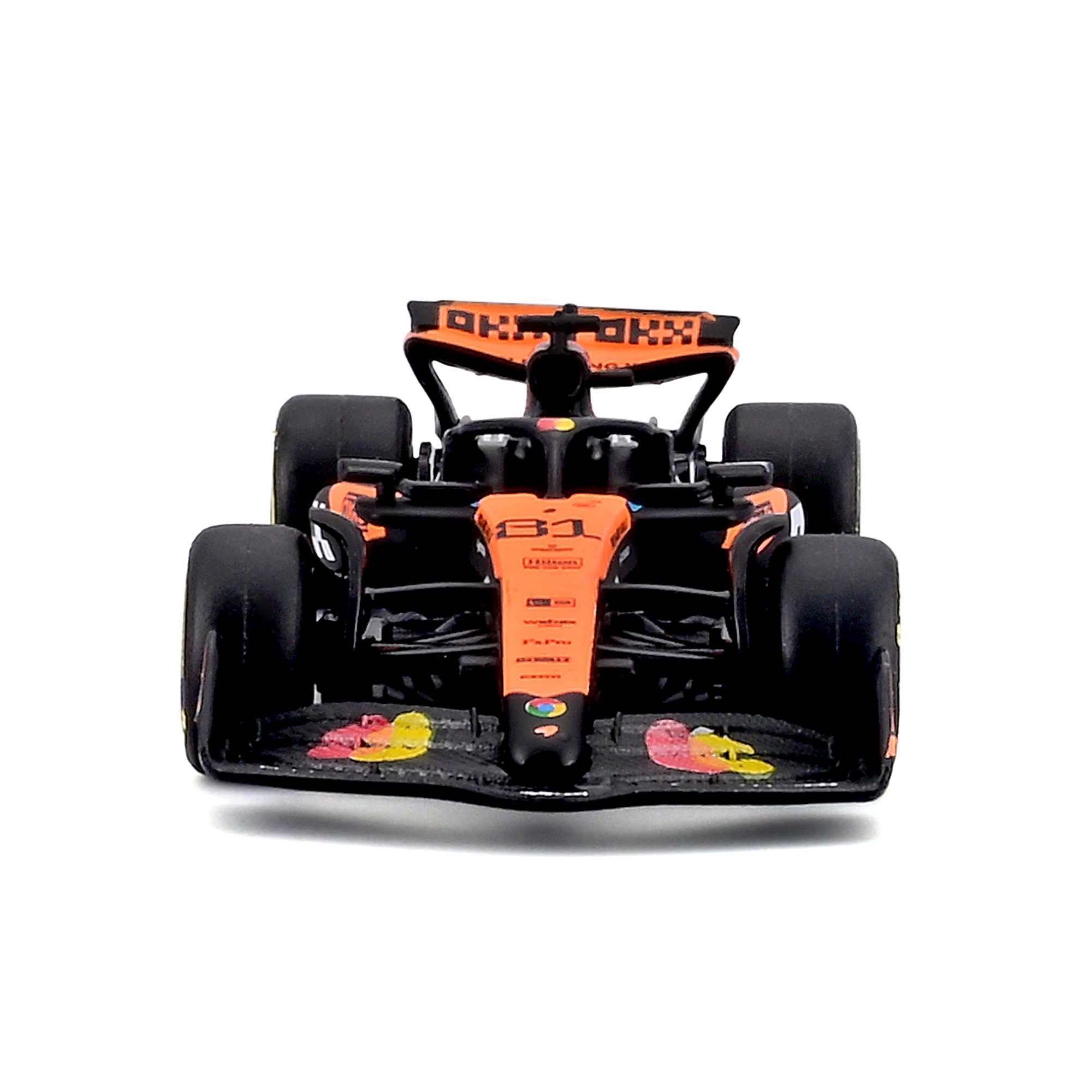 Bburago - Lando Norris McLaren Team MCL39 Die-Cast Model Car - Multicolor