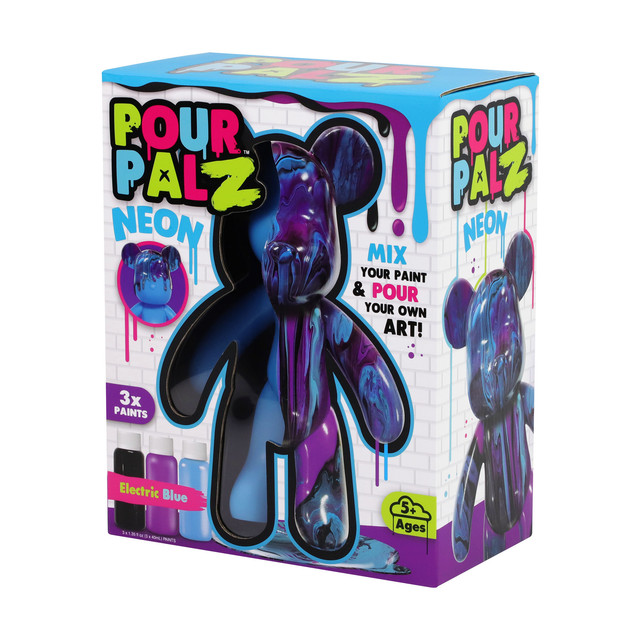 Pour Palz - W4 DIY Neon Color Paint Bear - 40 ml 