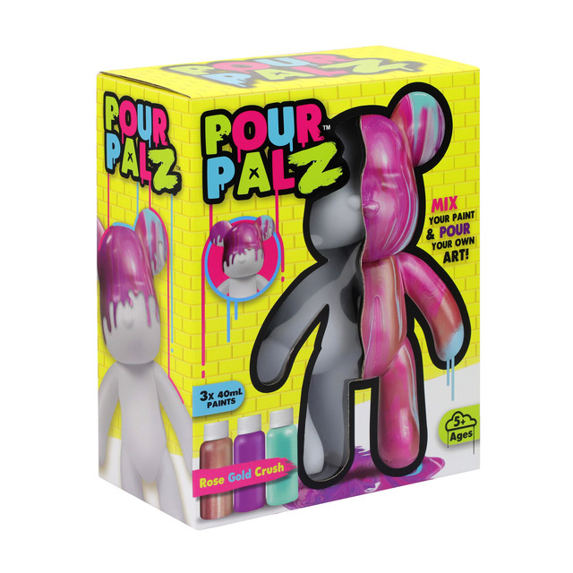 Pour Palz - Bear Paint & Pour Art Kit