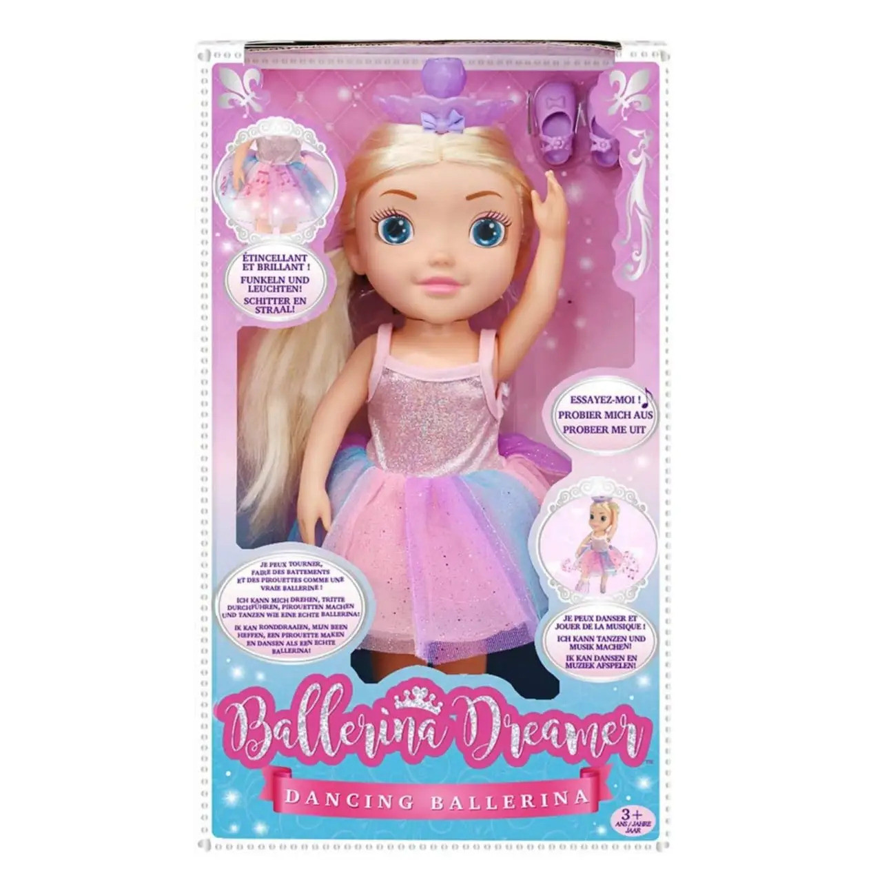 Girabrilla - Ballerina Dreamer The Original Dancing Fashion Doll - Multicolor