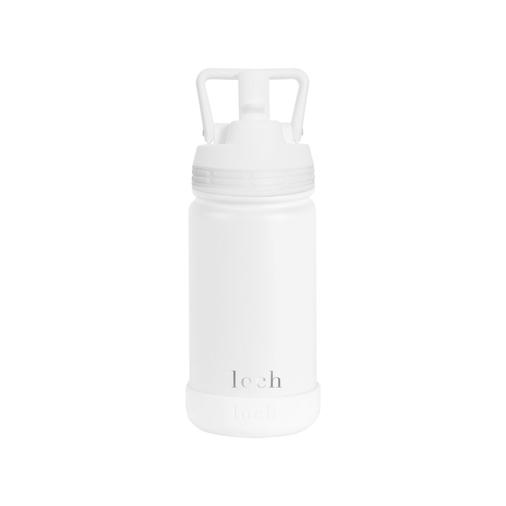 Loch - Monochrome Water Bottle - Pearl White - 420 ml
