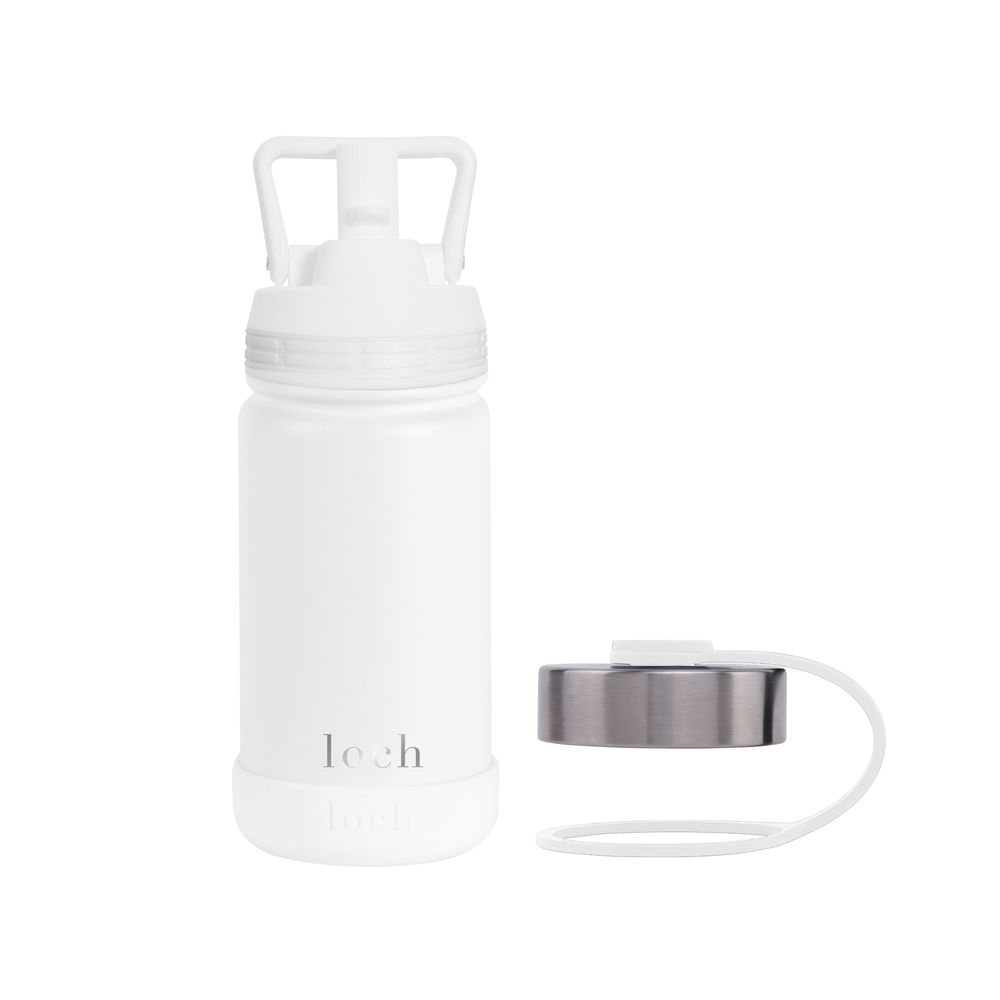 Loch - Monochrome Water Bottle - Pearl White - 420 ml