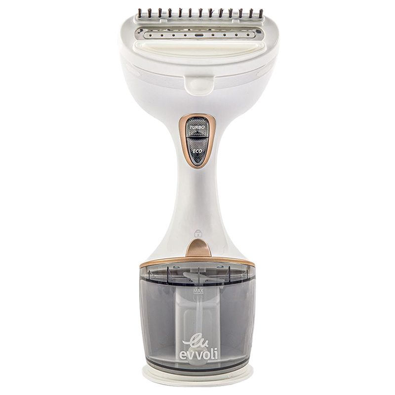 Evvoli - Handheld Steamer - White/Gold - 260 ml - 1750 W
