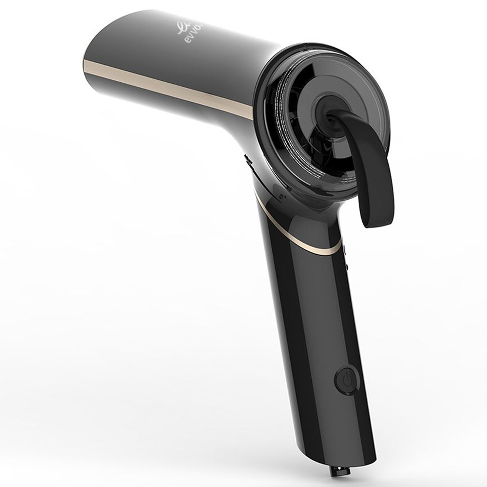 Evvoli Foldable Handheld Steamer - Black - 80 ml - 800 W