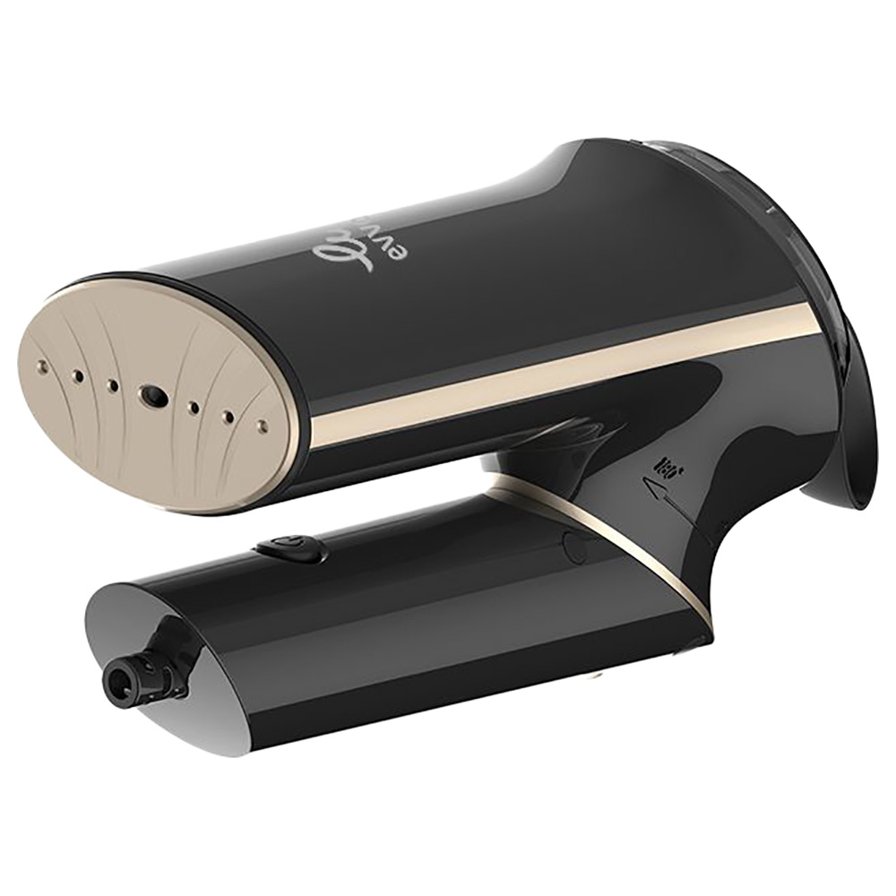 Evvoli Foldable Handheld Steamer - Black - 80 ml - 800 W