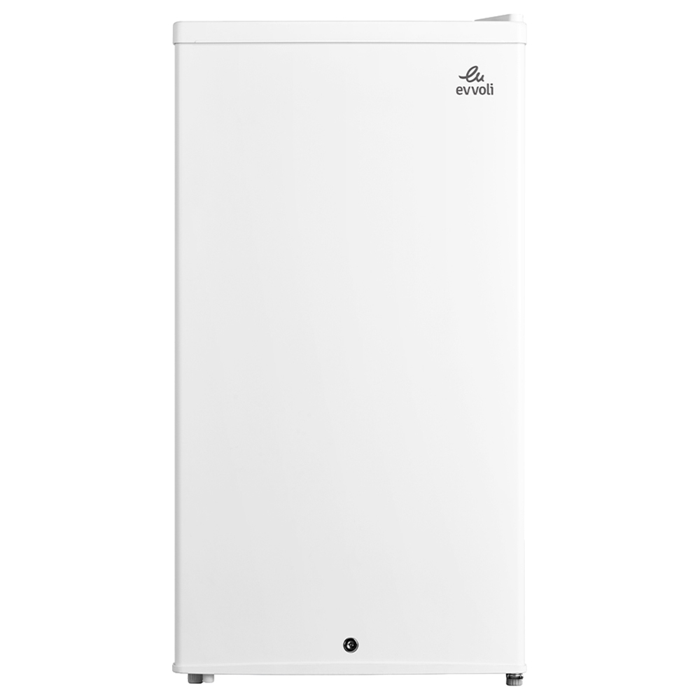 Evvoli - Single Door Mini Refrigerator - White - 90 L - 72 W