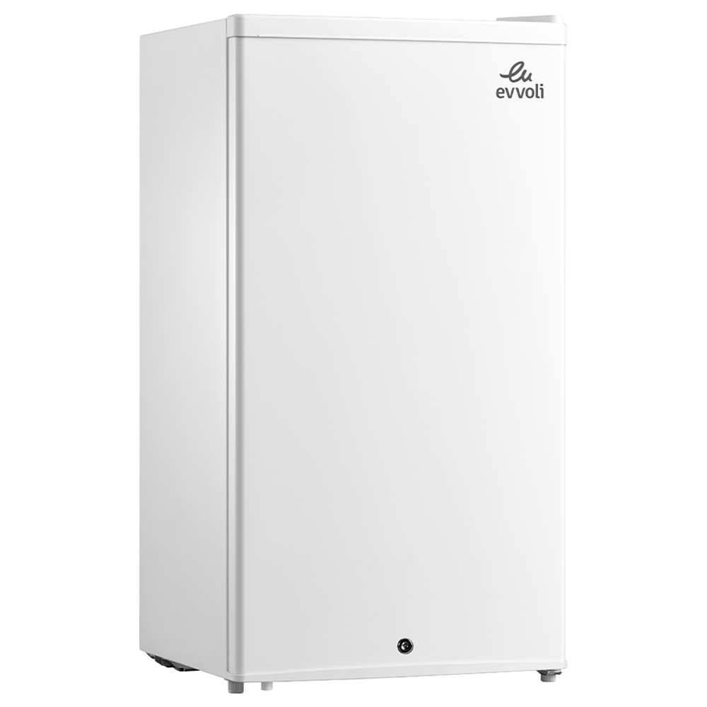 Evvoli - Single Door Mini Refrigerator - White - 90 L - 72 W