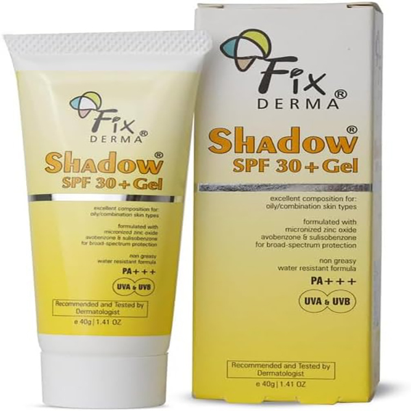 Fix Derma - Sunscreen Gel Shadow SPF 30 for Oily Skin - 40g