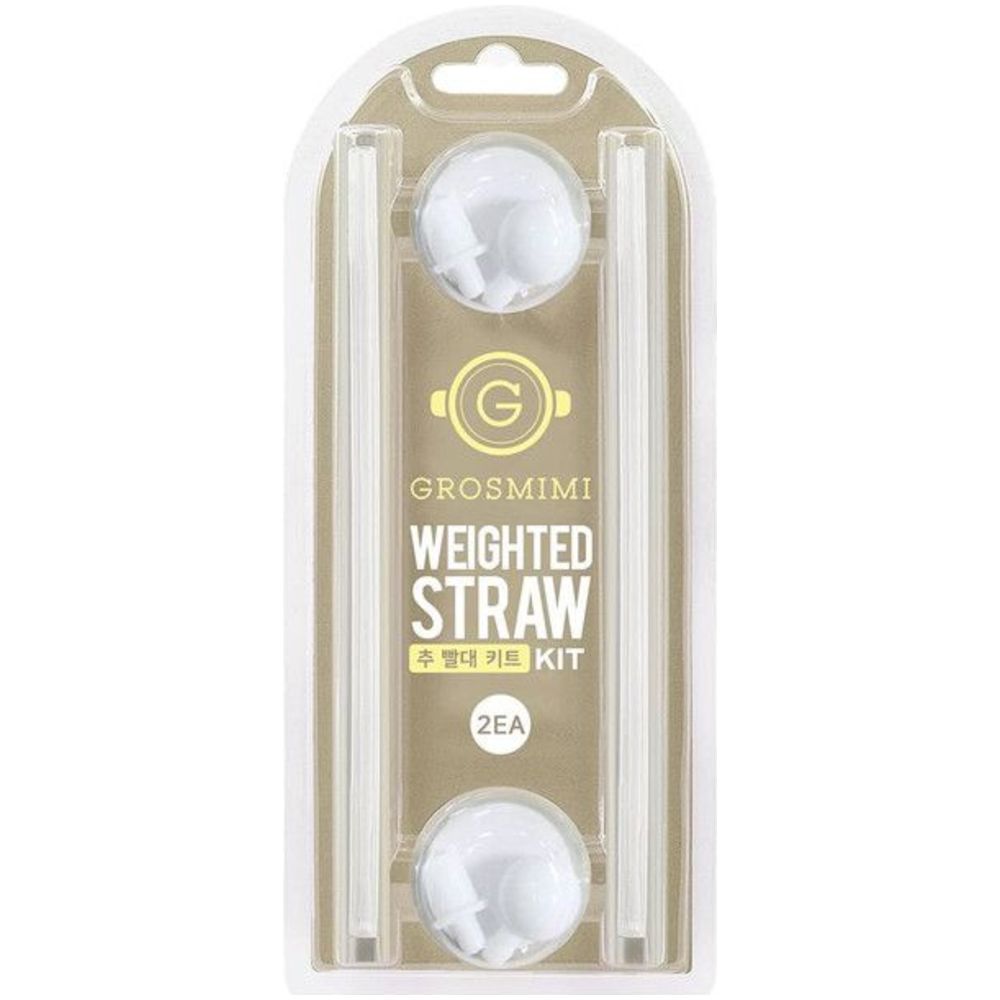 Grosmimi - Weighted Straw Kit - 6 Pc Set