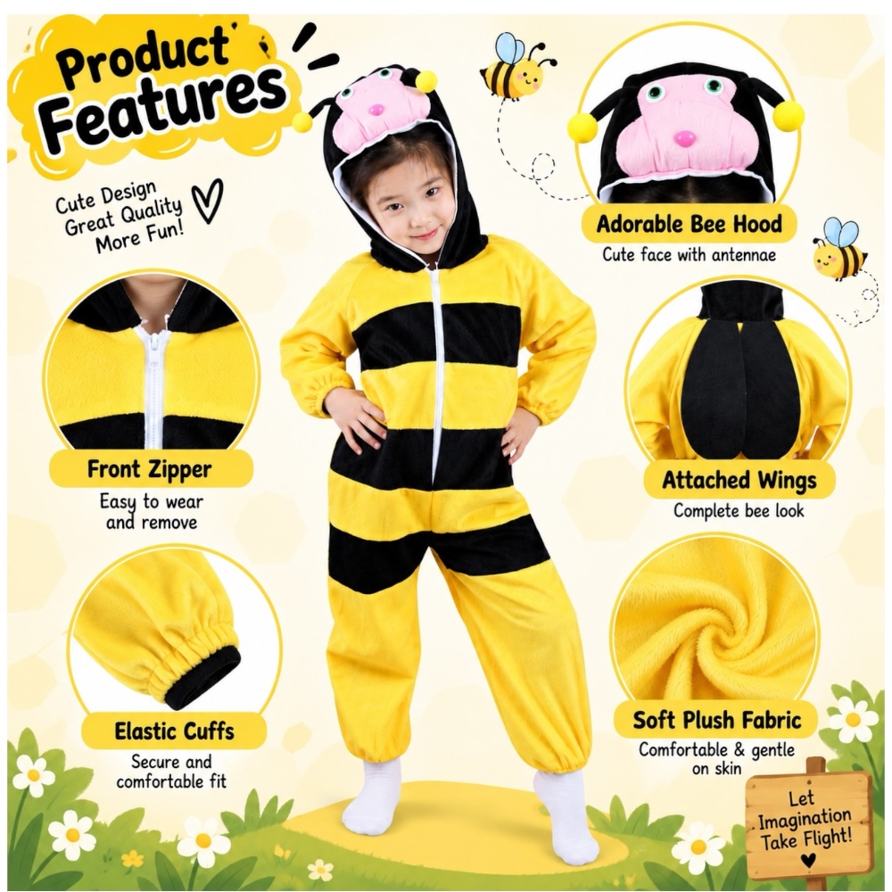 Doodle Kiddo - Bumblebee Costume for Kids