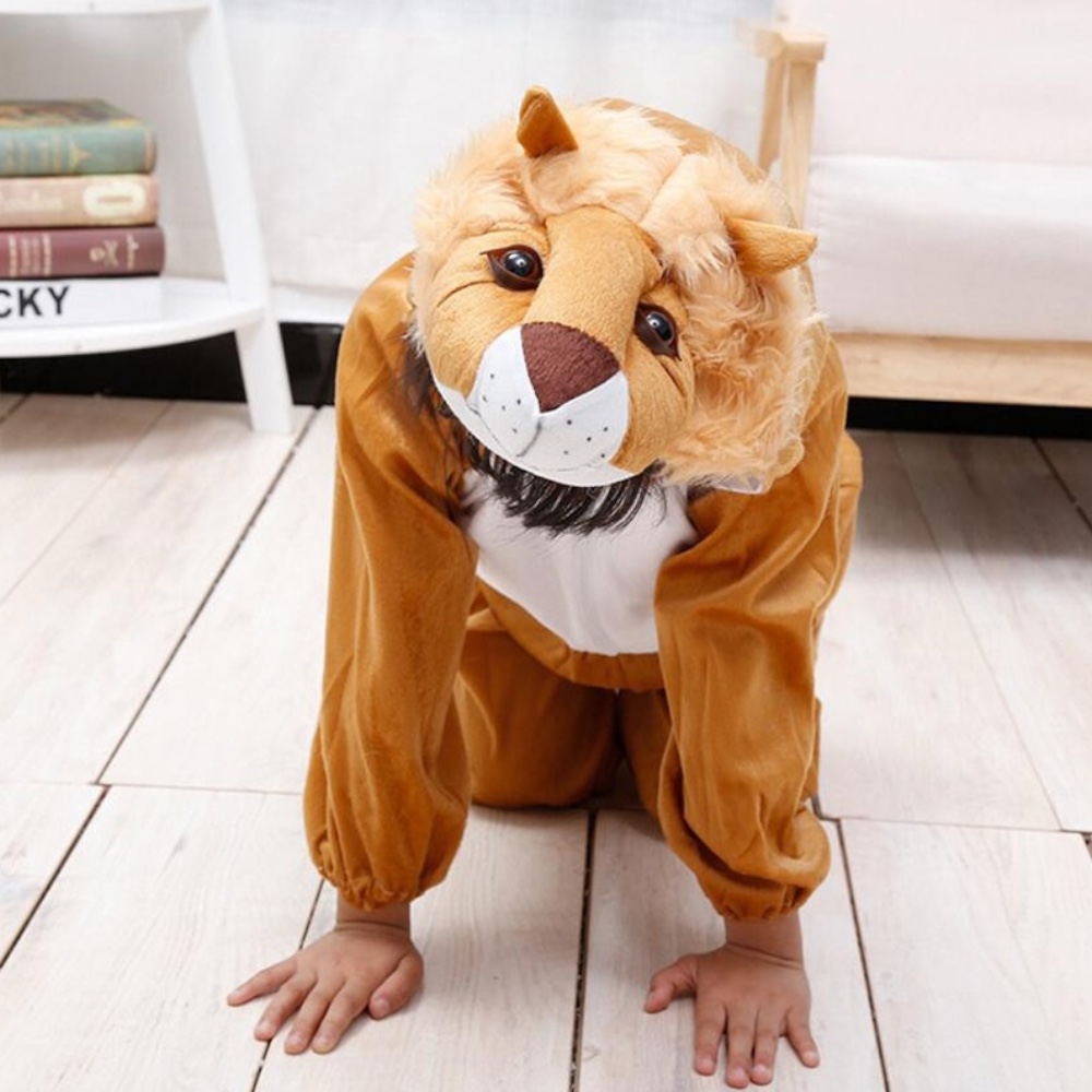 Doodle Kiddo - Lion Costume for Kids - Brown
