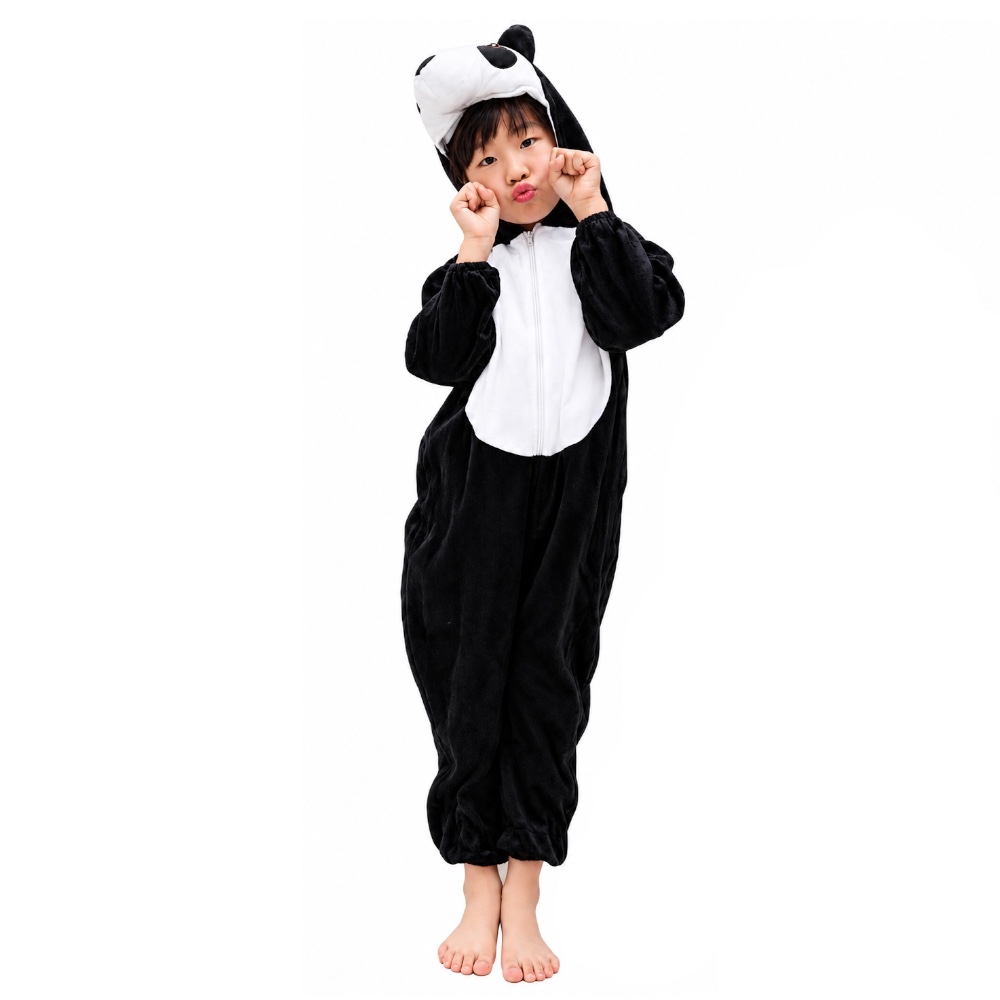 Doodle Kiddo - Panda Costume for Kids - Black