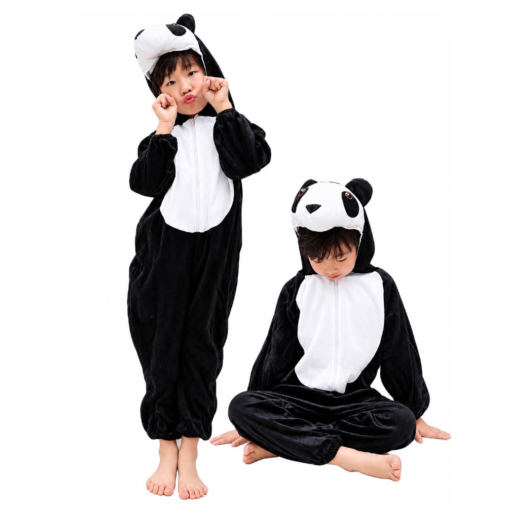 Doodle Kiddo - Panda Costume for Kids - Black