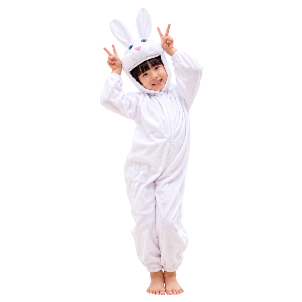 Doodle Kiddo - Rabbit Costume for Kids - White