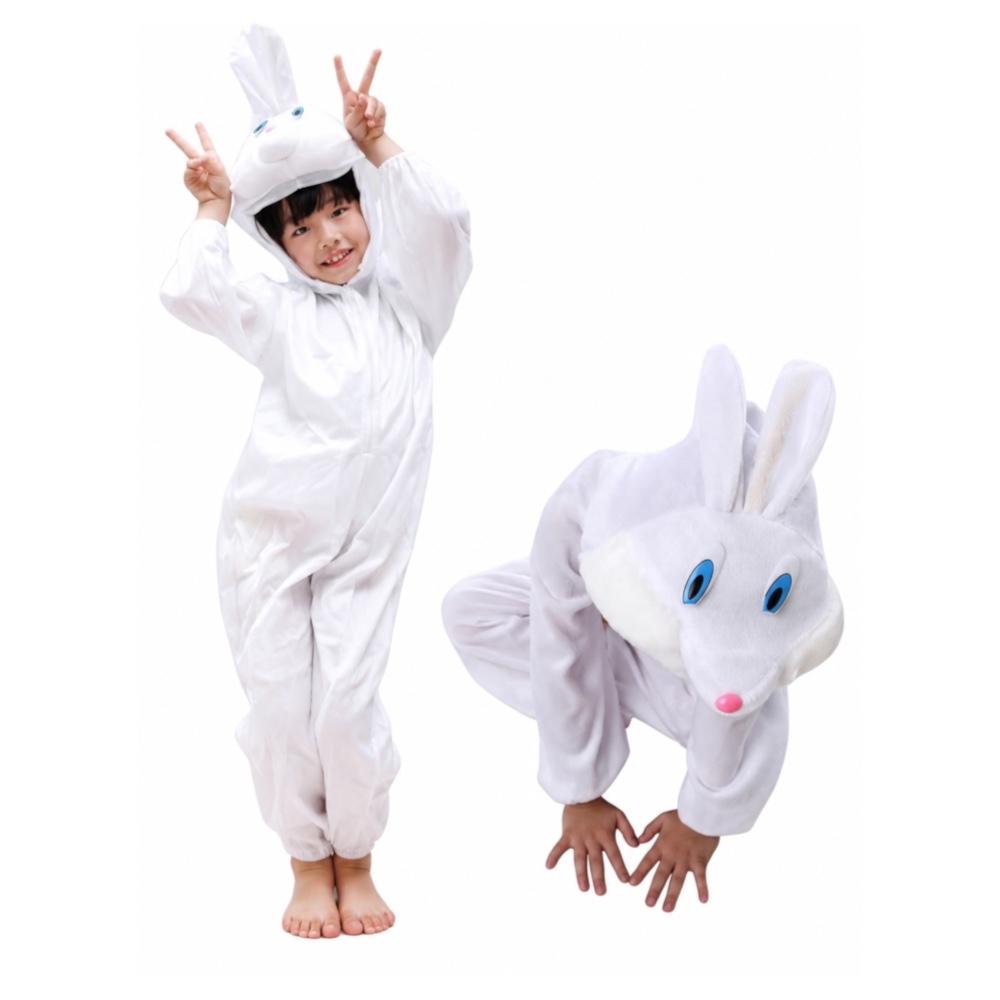 Doodle Kiddo - Rabbit Costume for Kids - White