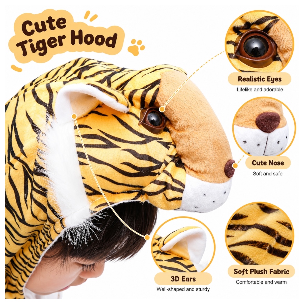 Doodle Kiddo - Tiger Costume for Kids