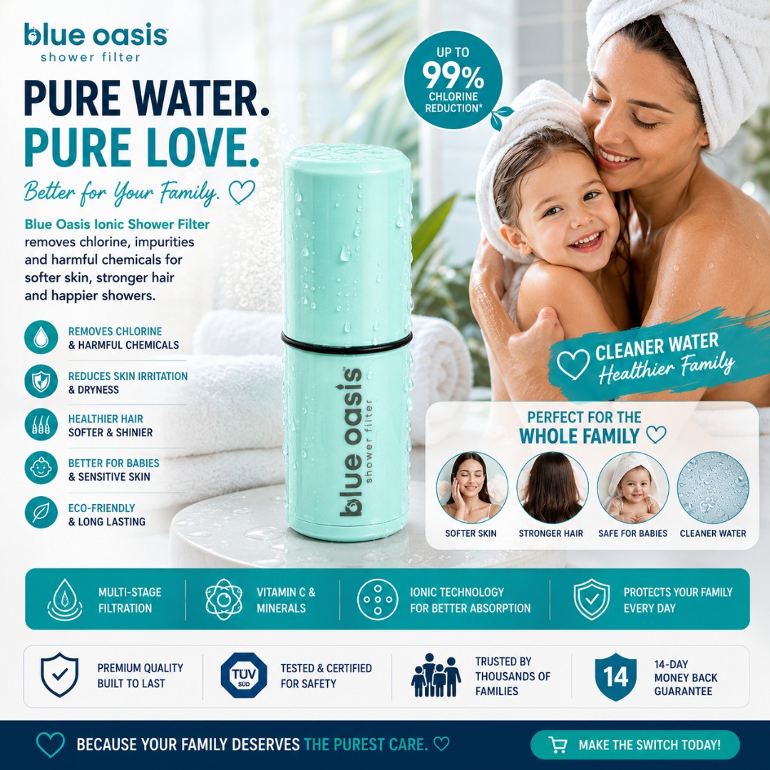 Blue Oasis - Shower Filter Cartridge - Blue
