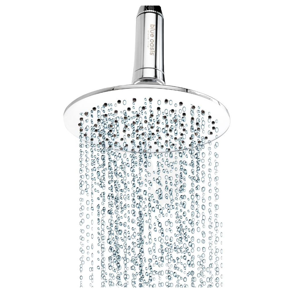 Blue Oasis Rain Shower Bundle - 5 Pcs (Chrome)