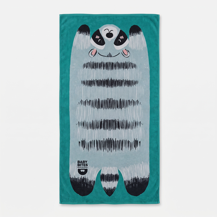 Baby Bites Premium Cotton Animal Bath Towel and Absorbent Beach Towel for Toddlers