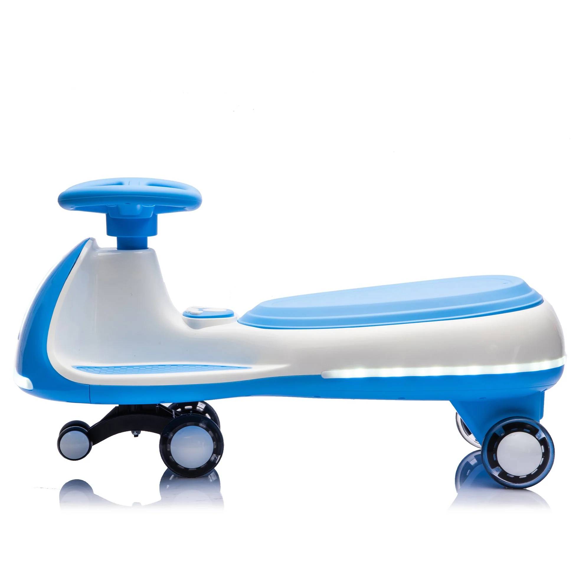Amsham - Kids Electric Ride-On Swing Car With Music - 12V