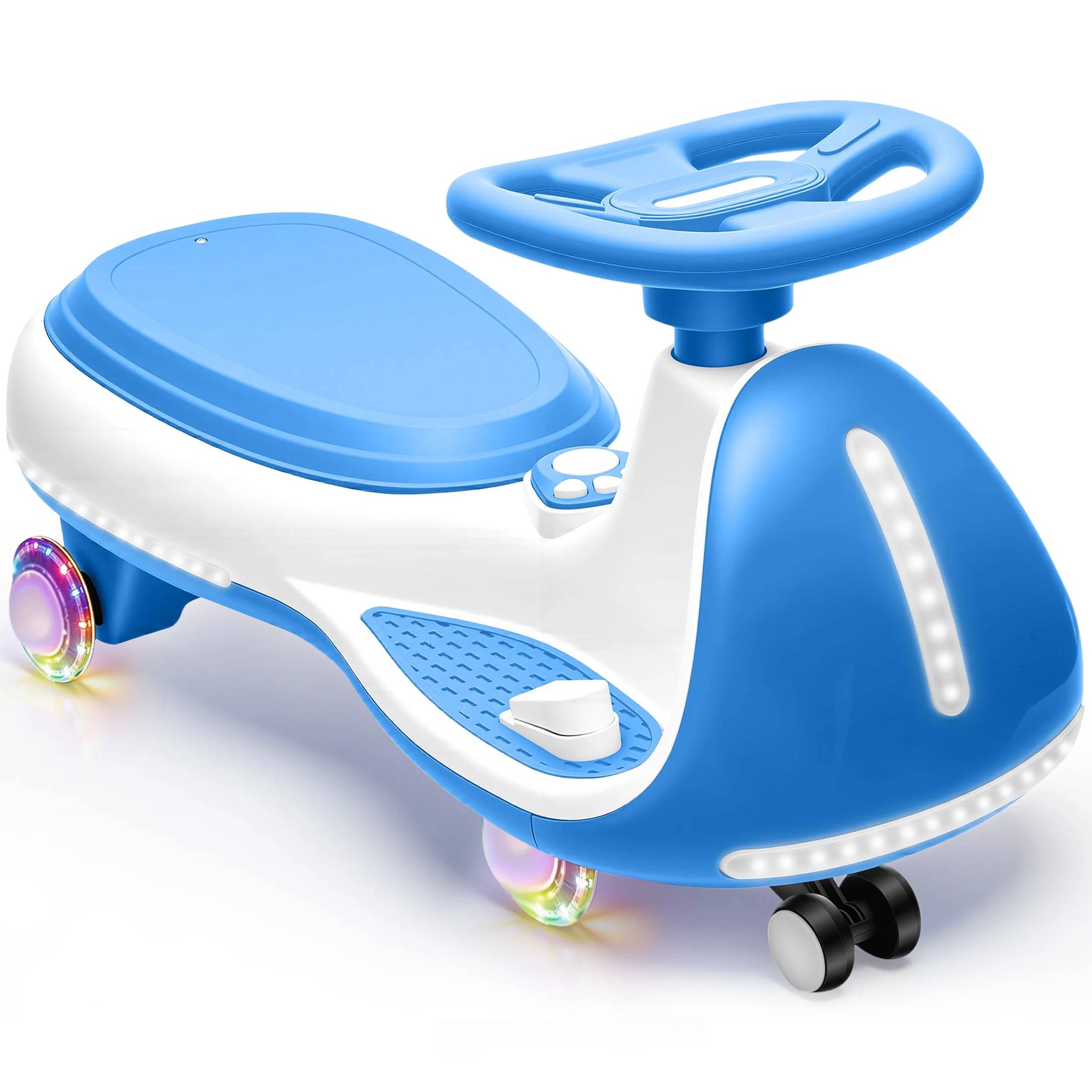 Amsham - Kids Electric Ride-On Swing Car With Music - 12V